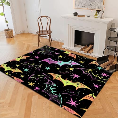Tapete decorativo negro 122x91 cm Animal Bat miniatura 4