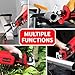 FULLYEA Reciprocating Saw Cordless, 3500 SPM Brushless Reciprocating Saws, Tool-Free Blade Change, Power Reciprocating Saws with 2*4.0Ah Battery & Charger, Cordless Saw for Wood/Metal/Plastic Cutting