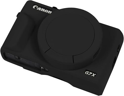 Miniatura 1 de Easy Hood Funda para cámara digital Canon Powershot G7 X Mark III, funda protectora de silicona suave con marcador de botón Funda extraíble para
