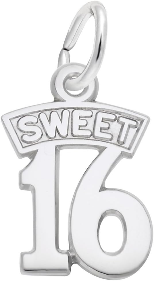 Sweet 16 Charm, Charms for Bracelets and Necklaces