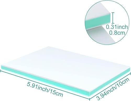 Miniatura 2 de DAJAVE Paquete de 13 kits de fabricación de sellos de goma, bloques de tallado de goma de 4 x 6 pulgadas, bloque de linóleo para impresión,