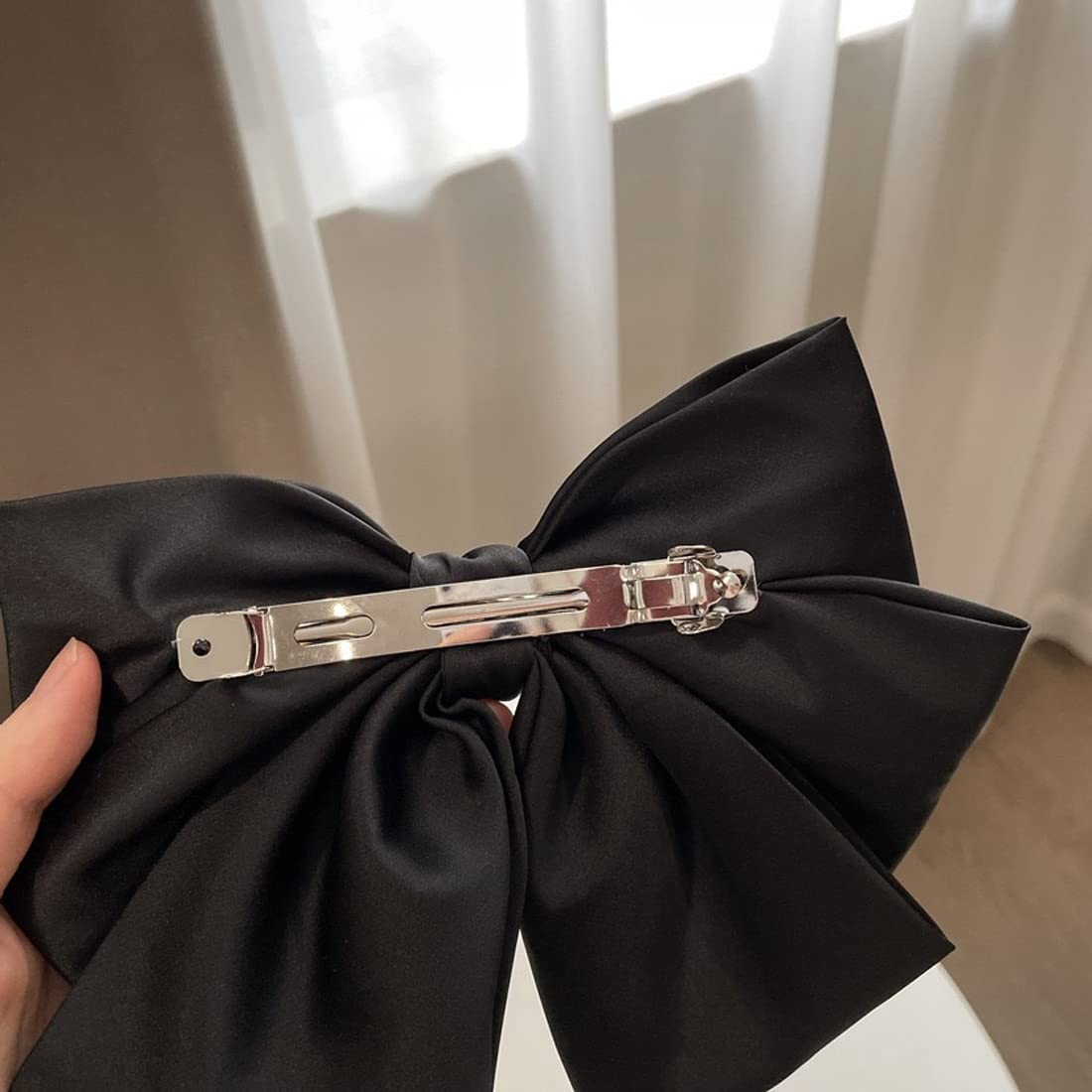 10 Stück Haarspangen Mit Schleife Für Damen & Mädchen – 14 Cm, Weicher Stoff, Handgefertigt, 10 Farben