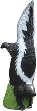 Rinehart Competition 3D Spraying Skunk Archery Target | Self-Healing Foam | Weatherproof UV Resistant | Replaceable IBO Scoring Insert | Made in the USA