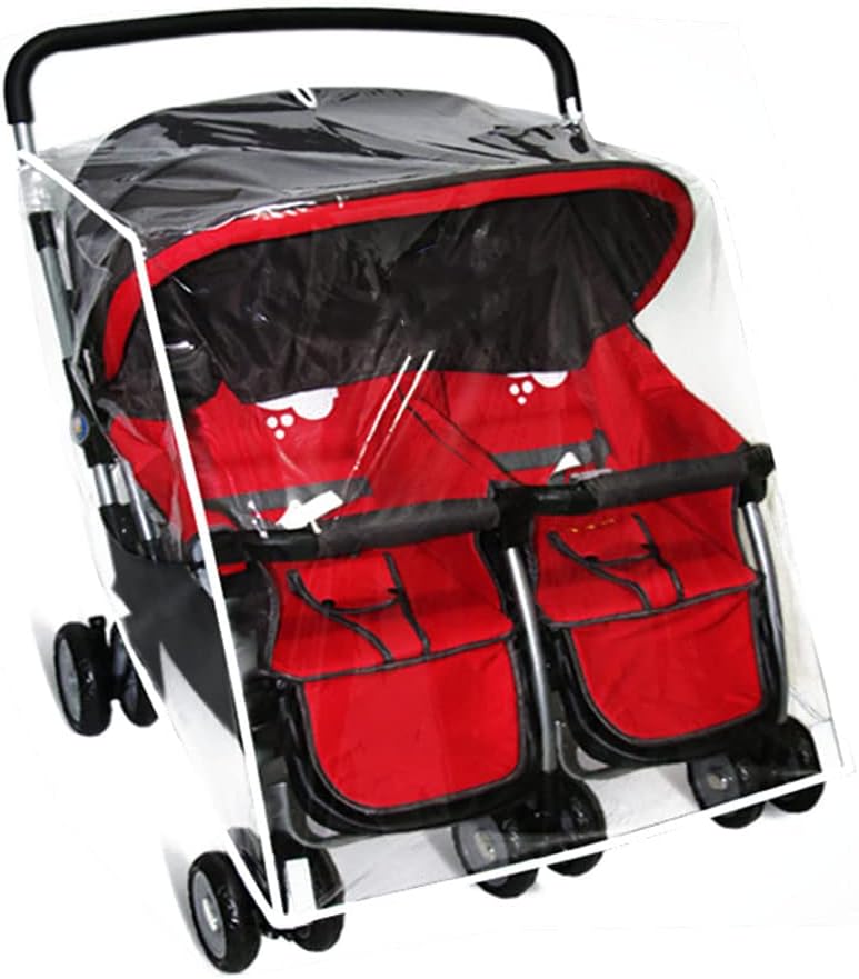 Rain Cover for Strollers Protect from for Snow Side by Side/for Toddler for Ventilation