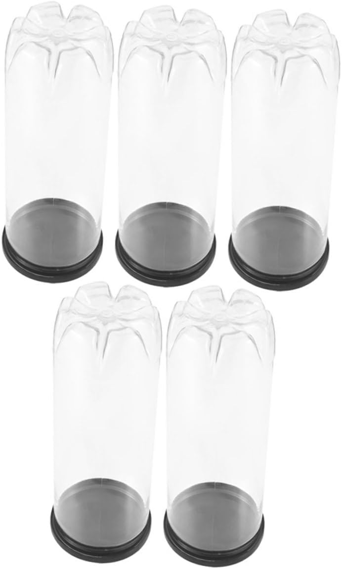 HANABASS Tennis Cylinder Balls Bottle Shape Tennis Bags Portable Tennis Bottle Portable Tennis Organizer Clear