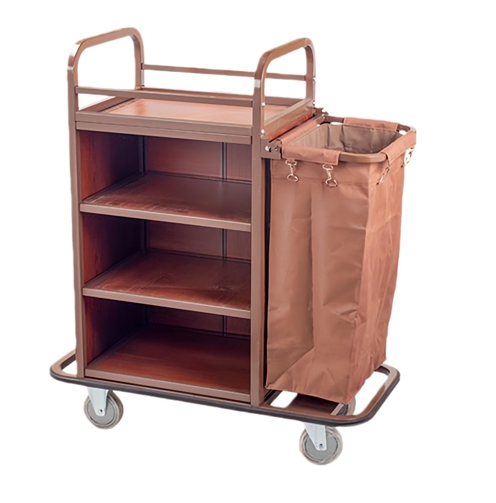 Carrito de limpieza con ruedas, organizador de limpieza para limpieza, mantenimiento y uso de custodia, ideal para una organización eficiente y transporte de suministros