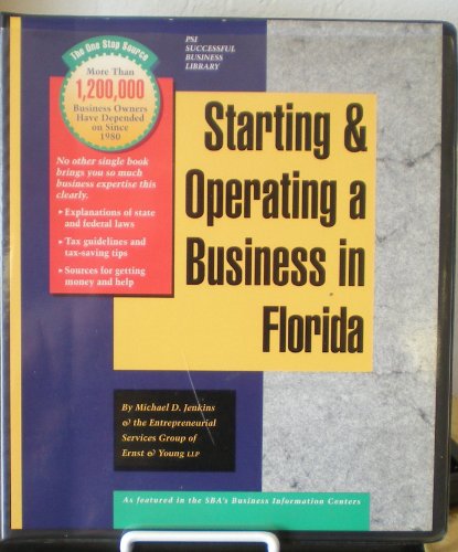 Starting and Operating a Business in Florida: A... 1555712185 Book Cover