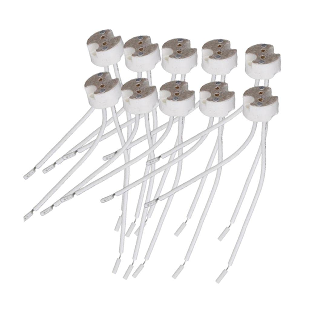 CLUB BOLLYWOOD® 10pcs Lamp Base Holder Adaptors 4 Inch Wire Connector for MR16 G4 Light Bulb | Null | Building & Hardware | Building & Hardware | Building & Hardware | Building & Hardware-image-38