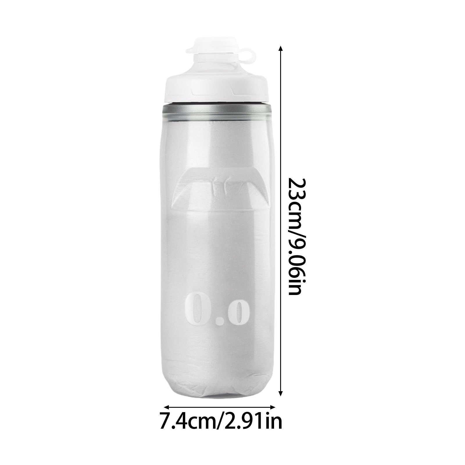 High Flows Boquillas Universales Botellas de agua para bicicleta, botellas de ciclismo con doble aislamiento para fitness al aire libre, botella térmica con exprimidor