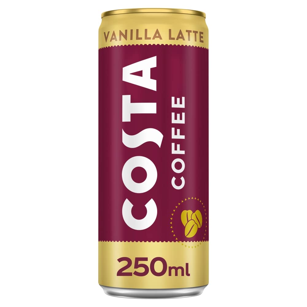 Costa Coffee Vanilla Latte Smooth & Creamy, 8.45 fl oz ℮ 250 ml (B09QJ2WM3Q) Amazon Price History, Amazon Price Tracker