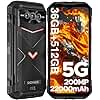 DOOGEE VMAX Plus [2025] Movil Resistente 36GB+512GB, 22000mAh 33W, Cámara 200MP+Visión Nocturna, 6.58" FHD+ 120Hz, Dimensity 7050 Móvil irrompible 5G, Android 14, TF 2TB, IP68IP69K/NFC/WiFi6/Huella