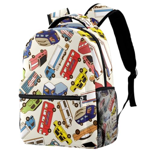 Sac à dos école et voyage multicolore pour fille et garçon avec grand compartiment