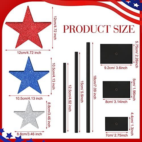 3-Pcs-Patriotic-Decorations-Memorial-Day-4th-of-July-Day-Table-Signs-Decoration-Wooden-Star-Table-Decoration-Independence-Day-Blocks-Tiered-Tray-Decor-Freestanding-Table-Signs 3 Pcs Patriotic Decorations Memorial Day 4th of July Day Table Signs Decoration Wooden Star Table Decoration Independence Day Blocks Tiered Tray Decor Freestanding Table Signs