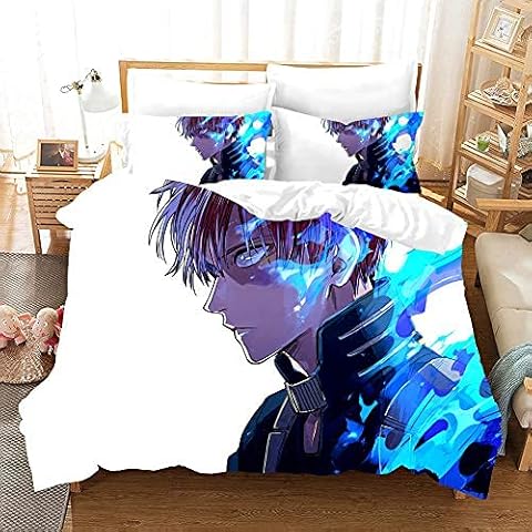 PTNQAZ My Hero Academia Bedding Set Cover
