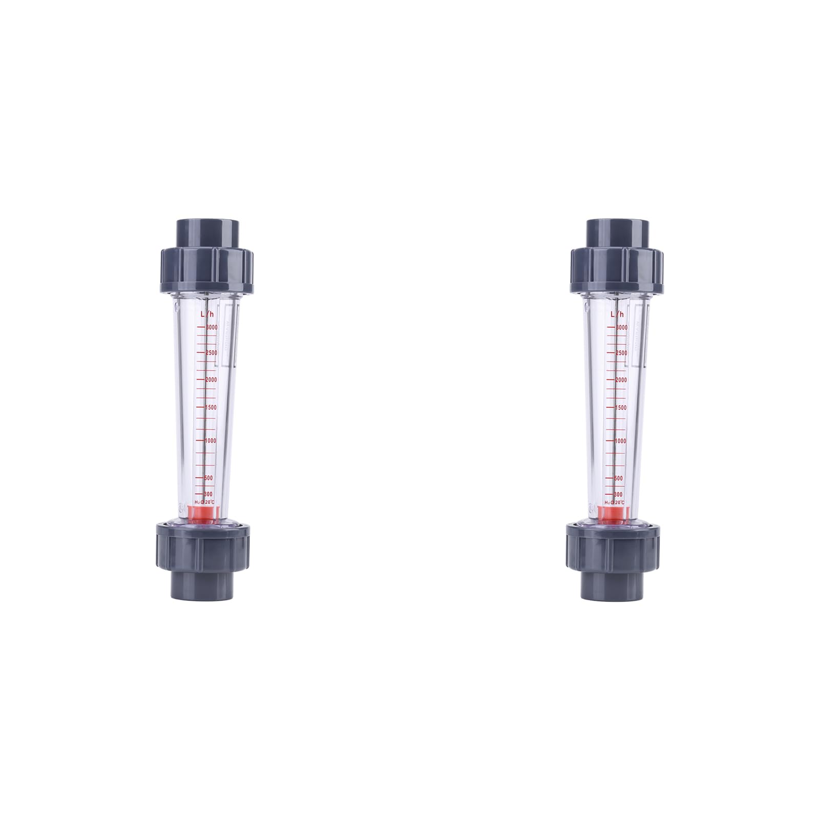 Eujgoov Tubo de Plástico LZS 25 Medidor de Flujo Rotámetro de Agua de Alta Precisión 300-3000L H para Medición Precisa de Fluidos en Diversas Aplicaciones