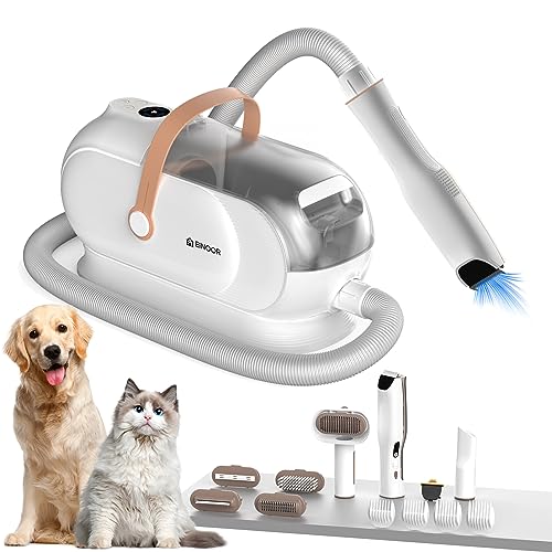 Professional Pet Grooming Kit with Vacuum Function-3L Capacity,7 Replaceable Heads,4 Limit...