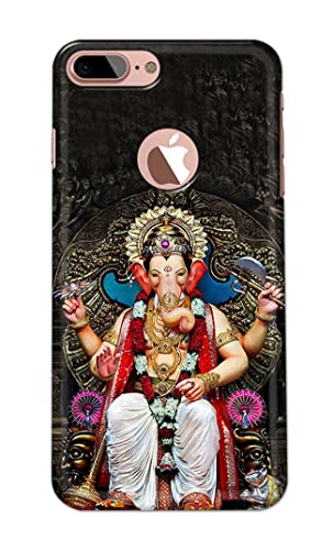 Image of Generic PRINTFIDAA Lord Ganesh Bappa Moriya Printed Designer Hard Back Case Cover for iPhone 7 Plus Logo (5.5 inch) / iPhone 8 Plus Logo (5.5 inch), A1784, A1661, A1785 -(SF) MVN1010