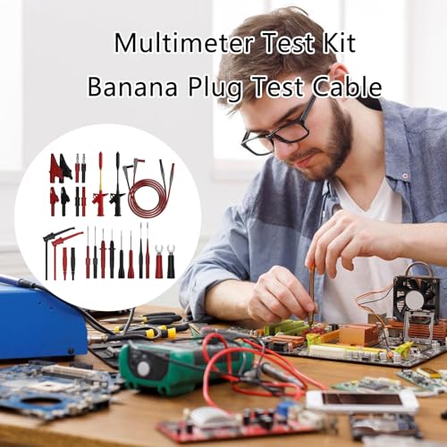 Fils test professionnels de multimètre avec sondes de perçage durables
