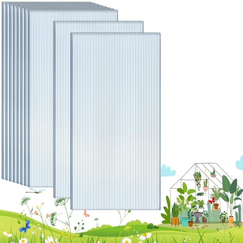 PC-Polycarbonatplatte 1 Mm, Transparent, 0,8 X 3 M – UV-beständig, Flexibel Für Gewächshaus & Carport