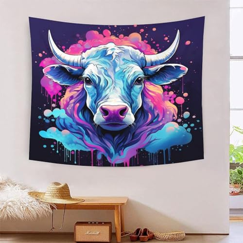 Tapisserie murale vaches laitières pour relooker un dortoir ou salon terne
