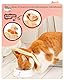 Supet Halskrause Katze,Einstellbarer Halskrause Katze Halsband,Wiederherstellung Halsband Weich Kragen Cone Nach Operation und Verletzungen (Orange,S)