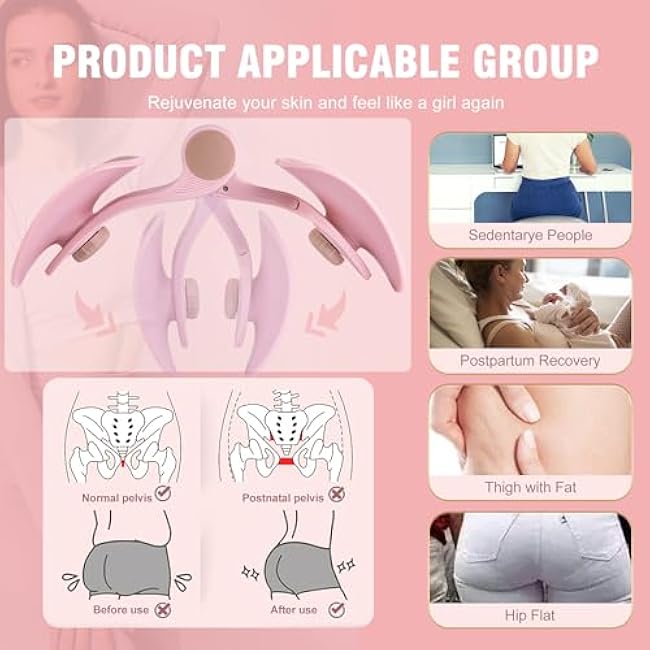 Thigh Trainer for Men - Thigh Toner, Pelvic Floor Trainer, Kegel Trainer & Butt, Leg, Arm Toning Trainer Equipment for Home Gym Workout