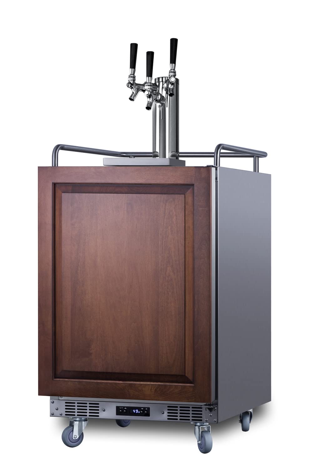 Summit Appliance Sbc682pnrtriple Panel Ready 24" Wide Built-In Kegerator, Panels Not Included, 5.6 Cu.Ft Capacity, Triple Tap System, Automatic Defrost, Digital Thermostat, Memory Ic Function on Fridge.com - View 6