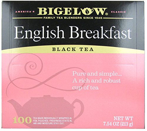 Bigelow English Breakfast Tea 100 tea Bag Box