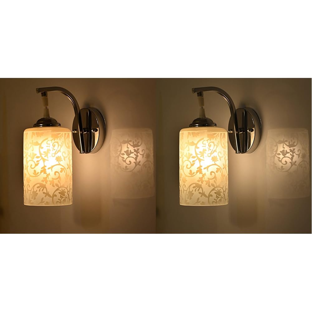 Mahganya Industries Designer Home Decorative Modern Wall lamp for Living Room, Bedside, Bedroom, Decorative Light for Indoor Application without Bulb (Pine Wood, Beige) Wall Light 0104 (Pack of 2) (B0D7Z9L1RV) Amazon Price History, Amazon Price Tracker