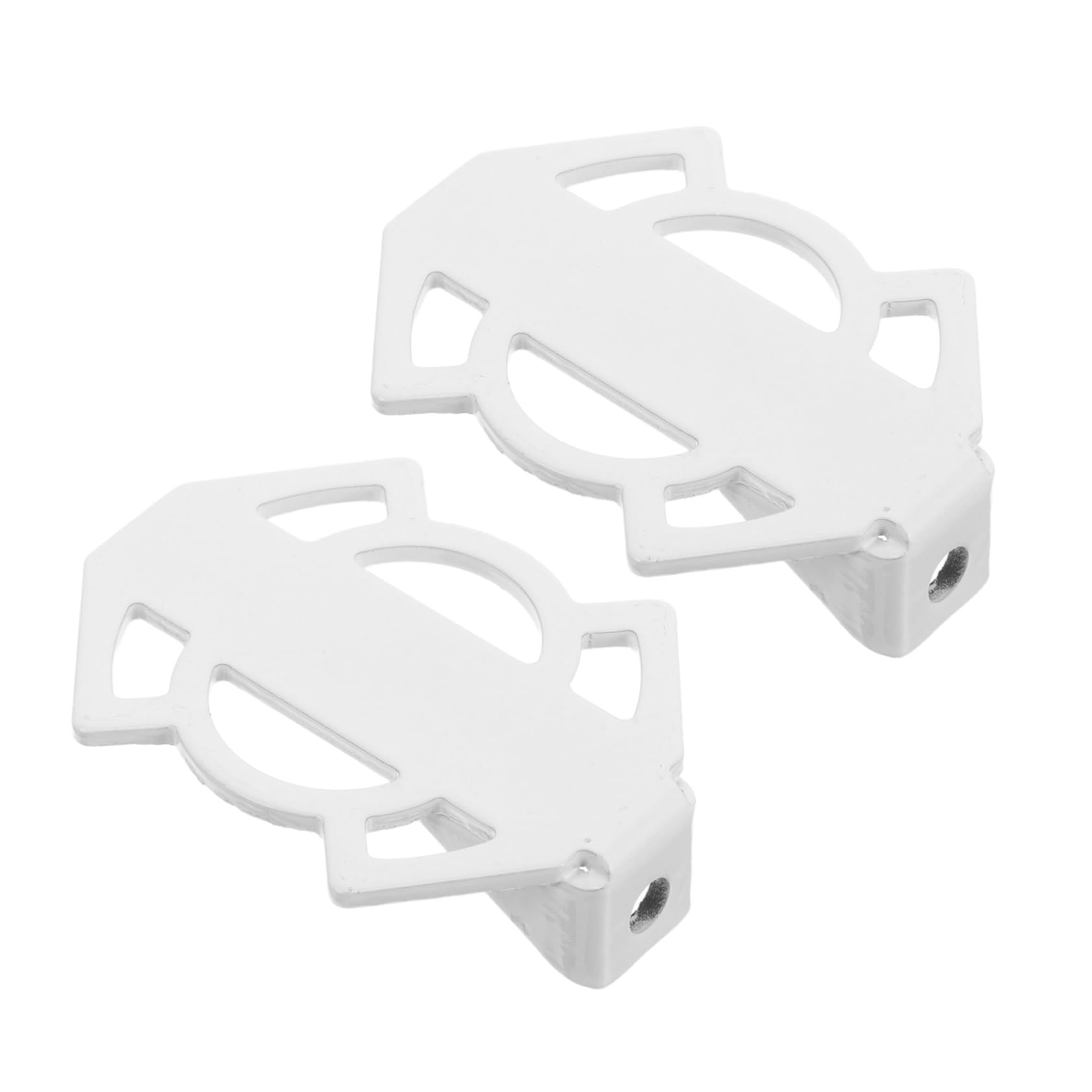 JUMPLAWN 1 Pair Mountain Bike Rear Foot Pegs Non Slip Steel Bicycle Footrests for Screw Diameter Folding Bike Pedals Easy Installation Durable Construction
