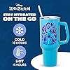 Silver Buffalo Disney Lilo and Stitch “2 Cute” Double Walled Stainless Steel Tumbler with Handle, Fits in Standard Cup Holder, 40 Ounces #1