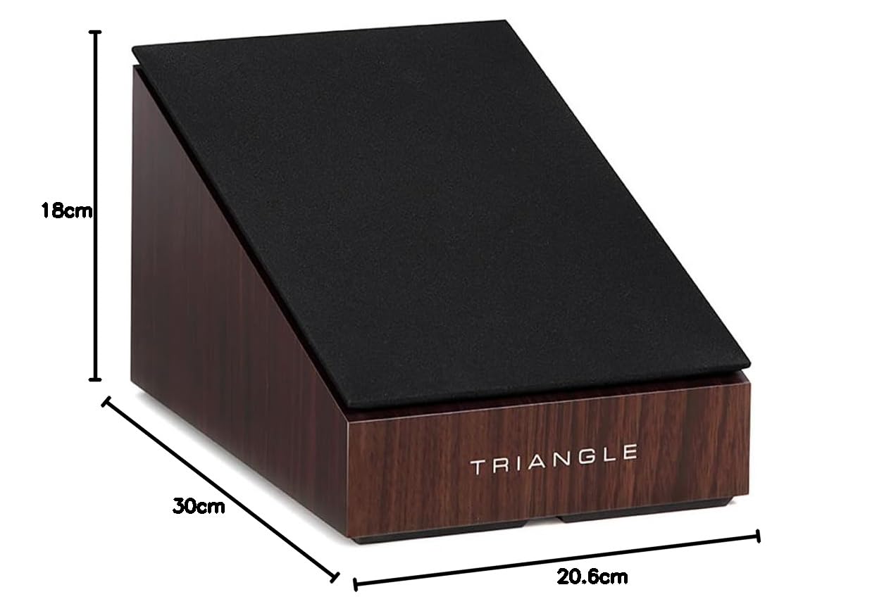 Triangle - BOREA BRA1 - Altavoz de Efectos 3D Home-Cinema - Compatible con Atmos/DTS:X/Auro 3D – Versatilidad Atmos & Surround - Sensibilidad 89 dB/W/m - 206 x 180 x 300 mm - Nogal (Par)