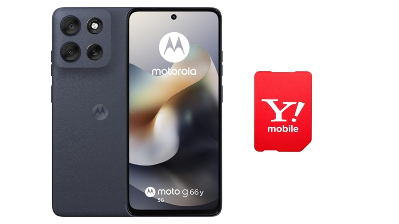 Amazon | 【本体一括購入】Y!mobile moto g66y 5G【MNP乗り換え 