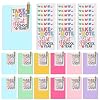 24 Sets Back to School Supplies Kit Colorful Notebooks Ballpoint Pens 6 in 1 Multicolor Retractable Ballpoint Pens Journals with Inspirational Cards for First Day Student Classroom Prize School Office Supplies