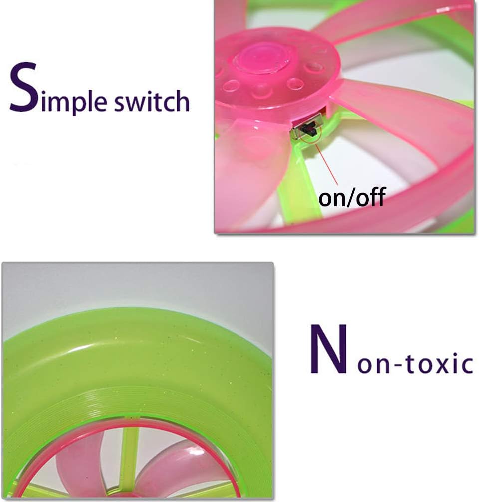 LED Flying Disc for Kids Children,3-Pack,23CM
