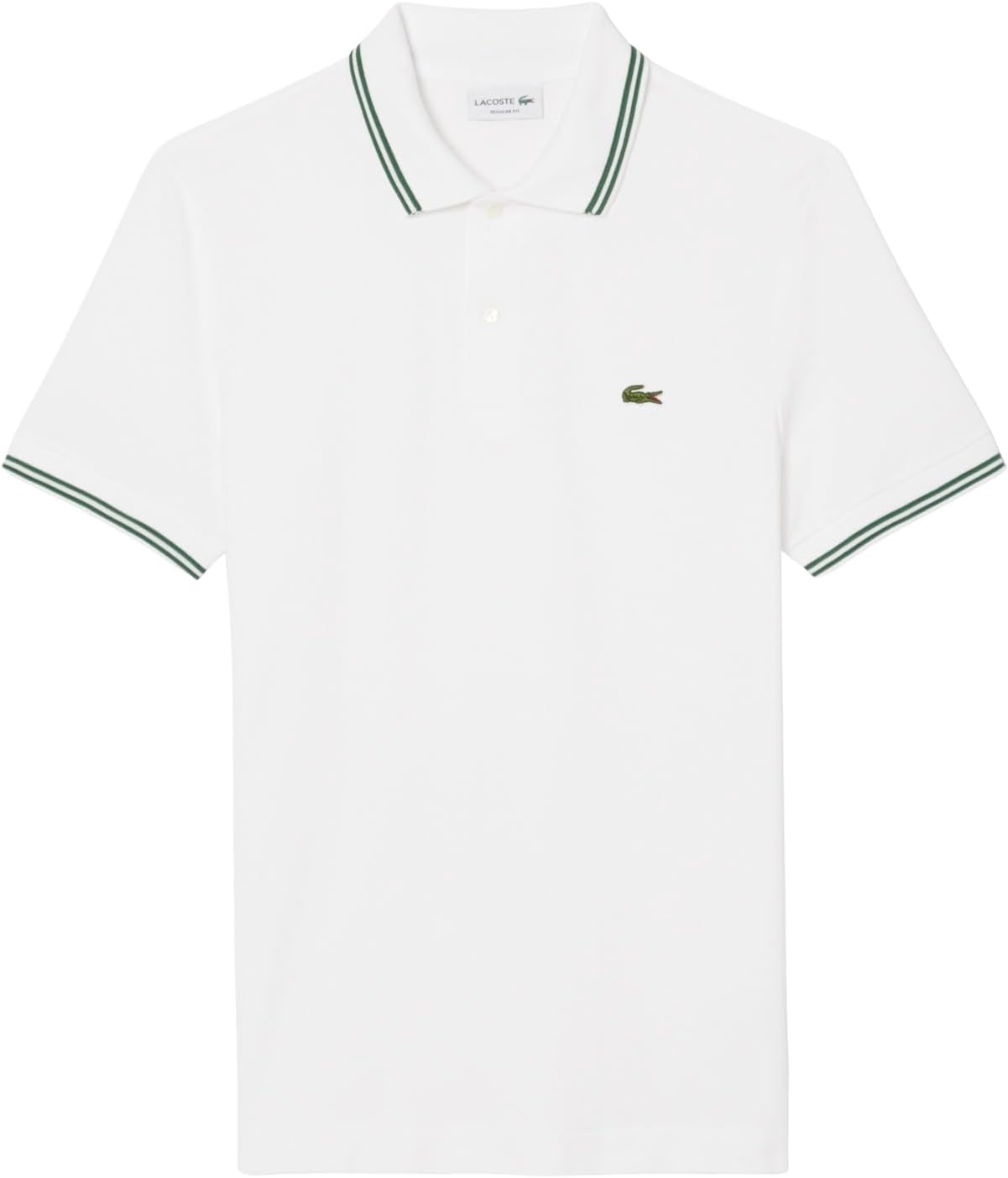 Lacoste Mens Smart Paris Regular Fit Contrast Neck Polo Shirt - Image 5