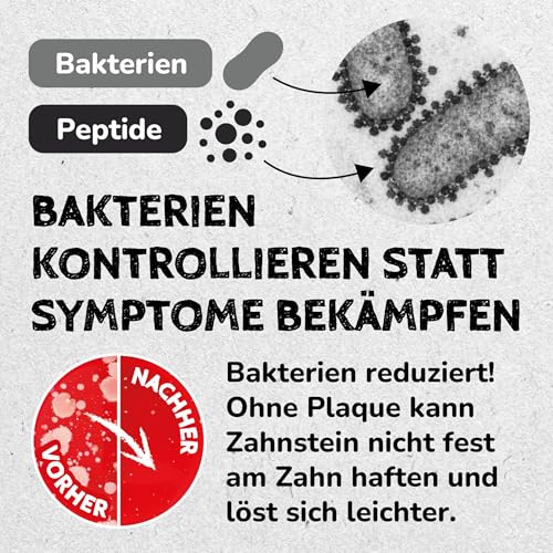QCHEFS 2X Zahnputzflocken für Zahnpflege Hund Zahnreinigung gegen Zahnstein