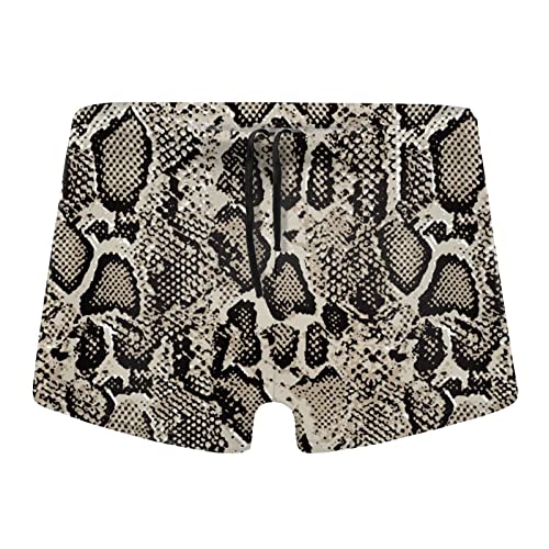 Orange Monarch Butterflies Mens Trunks Swimwear Brief Swimsuit Shorts Boxer Pants