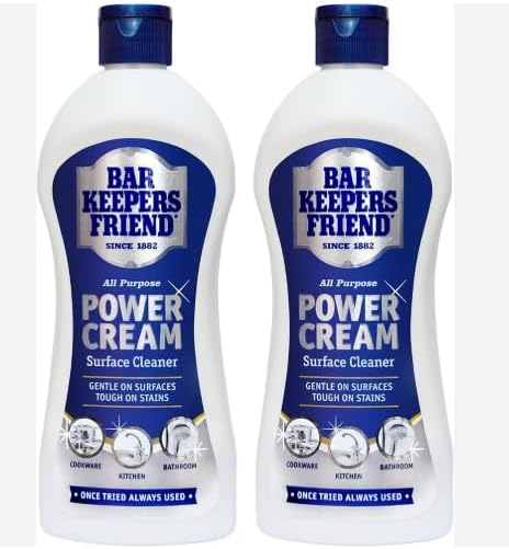 Bar Keepers Friend Power Cream | 2 Pack 350ml | All Purpose Power Cream Surface Cleaner