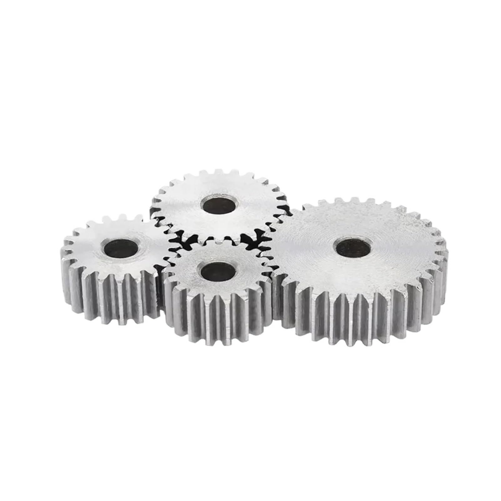 Gutuyehkea One Color Spur Gear 1M-21T/22T/23T/24T/25T/26T/27T/28T/29T/30T Teeth Sc45 Carbon Steel Cylindrical Transmission Parts(1M 28T - Bore 6Mm)