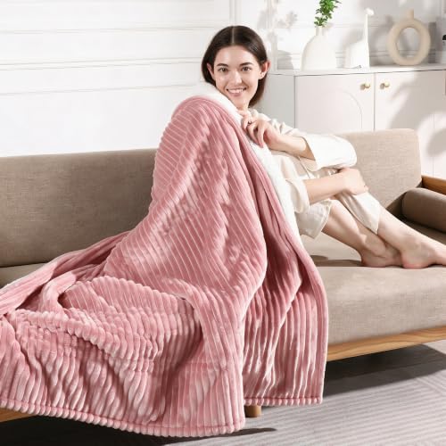 Electric Heated Throw Blanket with 5 Heat Settings