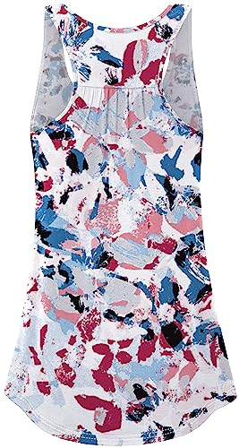 Image of Cestyle Womens Sleeveless Scoop Neck Flowy Loose Fit Workout Shirts Racerback Long Tank Tops