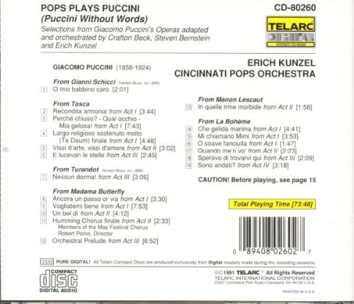 Miniatura 2 de The Pops Play Puccini