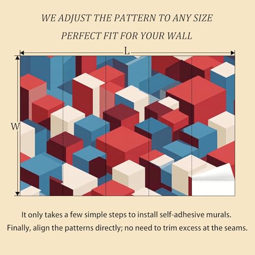Papier Peint Mural Art effet 3D Géométrique Grand Format - 8