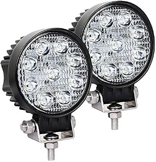 Exzeit Waterproof LED Pods, 60° Flood Offroad Light with CREE Led Chips, 54W