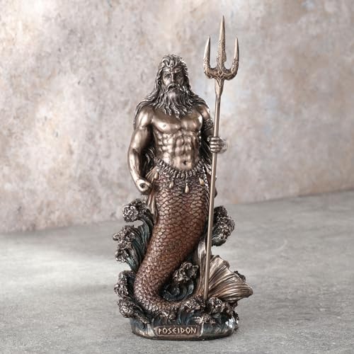 Estatua Poseidón diseño Veronese 18 cm miniatura 2