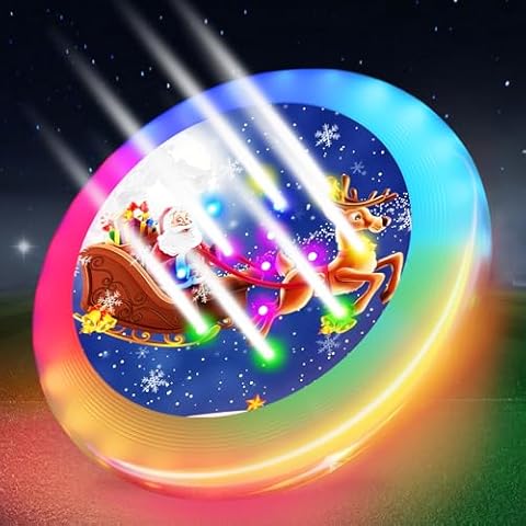 Kovshuiwe LED Flying Disc with 39 RGB LEDs Cover