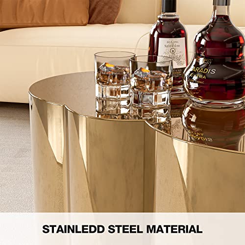 Ikifly HU9023-GD00 Modern Gold Stainless Coffee Table thumb #4