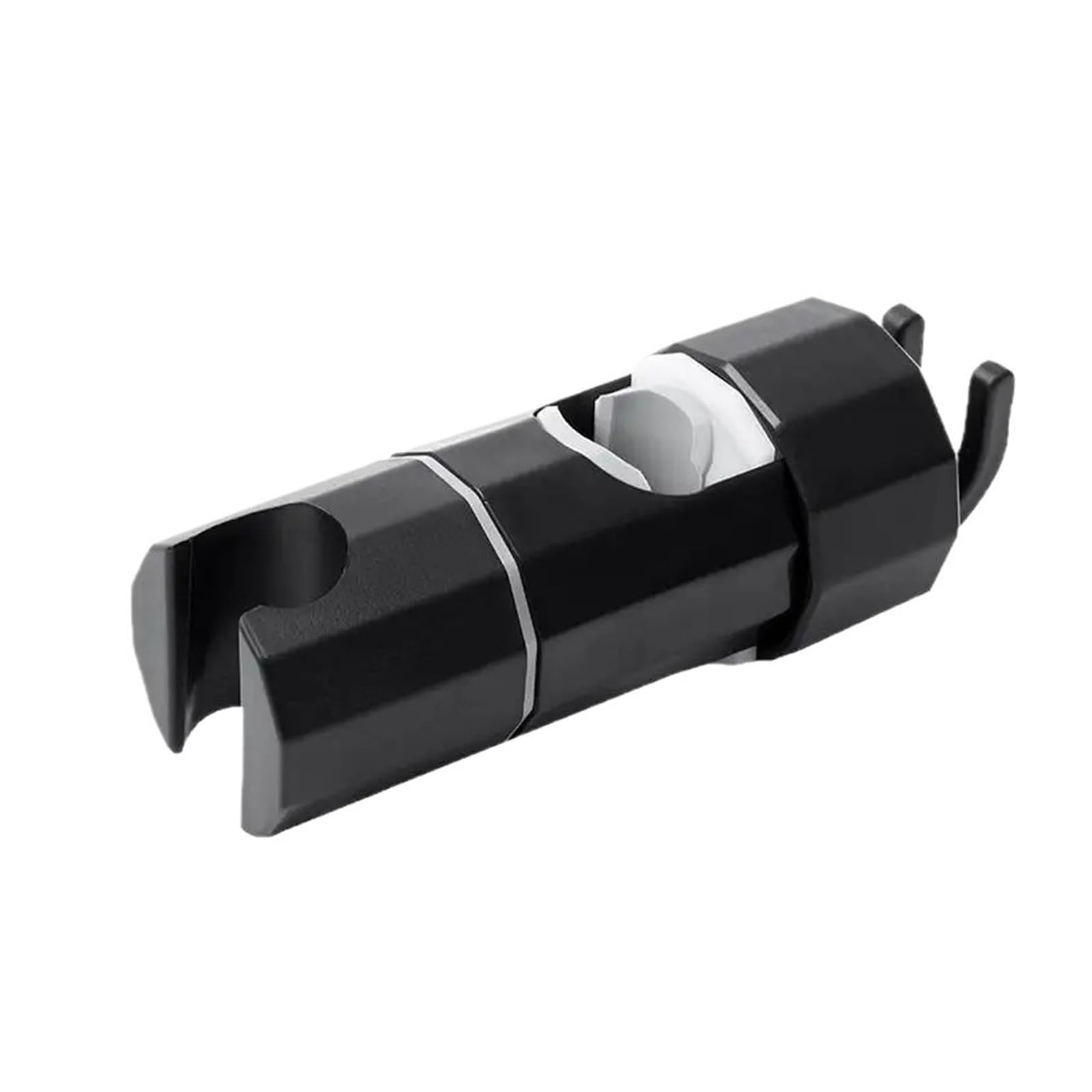 1pcs Rotatable Adjustable Shower Rail Slide Bracket with Hook