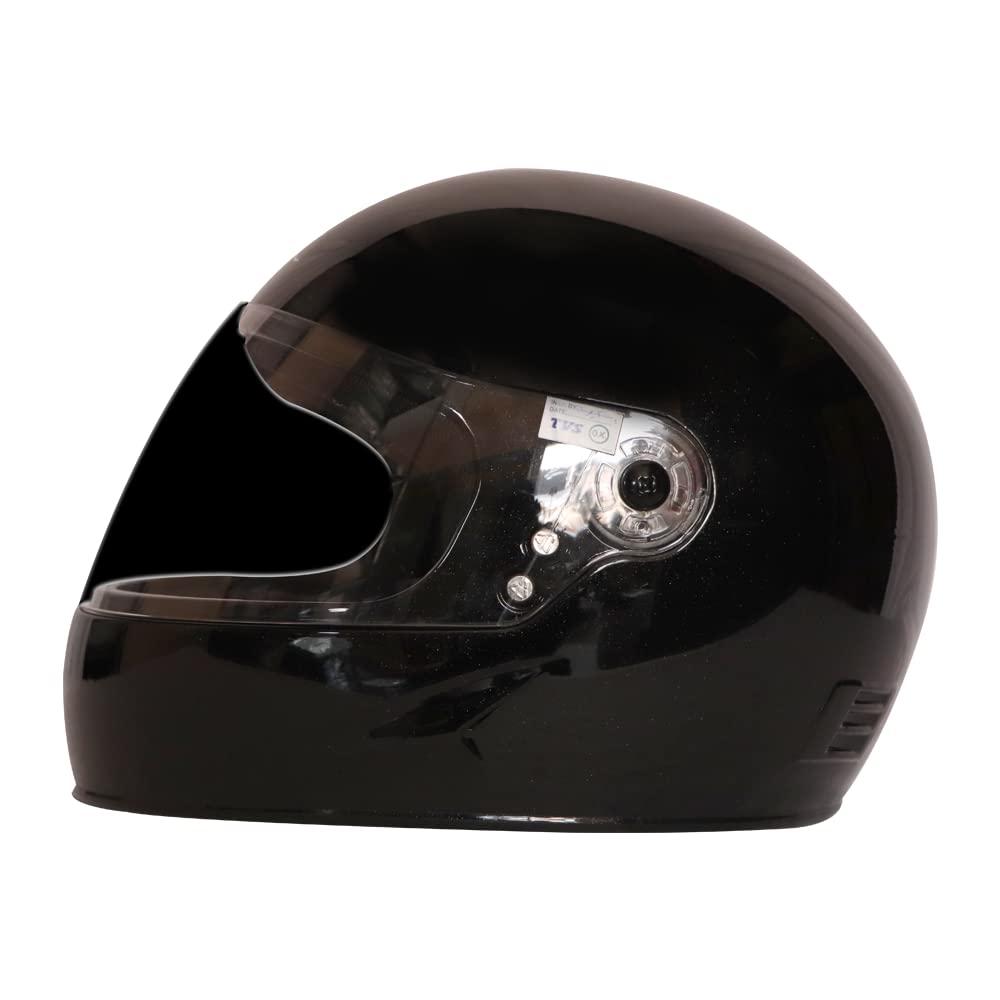 TVS Full Face Motorbike Helmet, ISI DOT Certified, Clear Visor, Eco TM Helmets, for Men and Women - 580mm-image-20